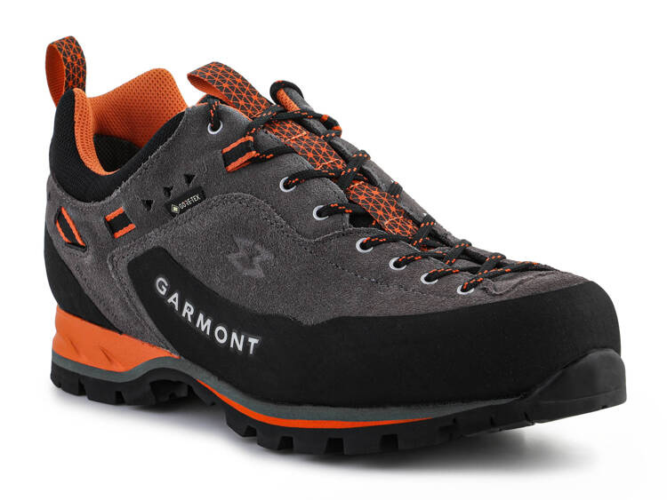 The Garmont Dragontail MNT GTX 002758 men's approach shoe - grey/orange